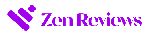 Zen reviews logo on a purple background.
