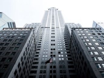 The chrysler building in new york city.