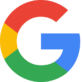 The google logo on a white background.
